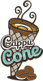 CappuCone Logo – Cappuccino im Waffel-Hörnchen